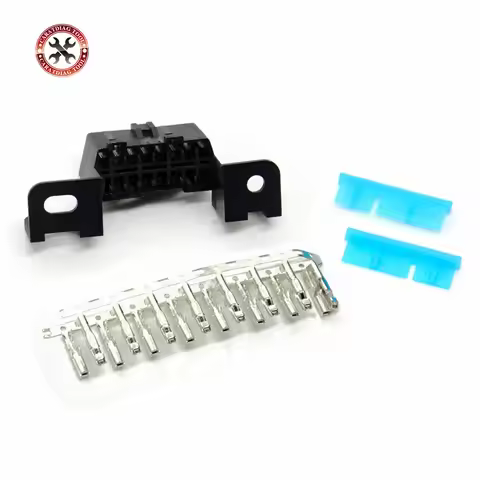 Best Quality 16pin obd2 connector OBD2 OBD 2 16Pin Female angle Connector OBD Female Wire Sockets Co