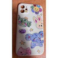 iPhone 11 Case Cartoon Drawing Pattern Second Hand