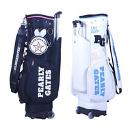 Golf Club New Pg Trolley Golf Bag Pu Large Capacity Two-wheel Ball Bag Rabbit Accessories For Men An