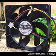 9S Sanyo 12025 12V 0.19A 12CM Silent Double Ball Chassis Fan 9S1212P4F03