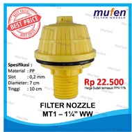 Strainer Filter Nozzle Type MT111⁄4" WW | Mufen