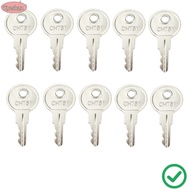 XUESHAN 10Pcs Keys, CH751 Silver Key, Car Accessories Parts Metal Replacement Key For Car
