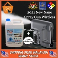 ‼️READY STOCK MALAYSIA‼️Monomi[ORI] Nano Disinfection Wireless Gun+5L Mr Mac Multipurpose Sanitizer Alcohol-Free