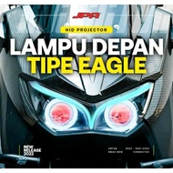 LAMPU DEPAN ORIGINAL JPA HID Projector Projie RGB YAMAHA ALL NEW NMAX 2020/2021/2022 TYPE AEGLE