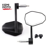 Motorcycle Handlebar Mirrors 7/8 22mm Universal For KAWASAKI NINJA 400 Z650 Z750 Z800 Z900 CB500X NC