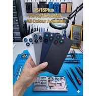 Back Glass Back Cover For Phone 15/15 Plus/15 Pro/15 Pro Max High Quality Ori 