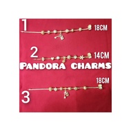 PANDORA CHARMS GOLD PLATED