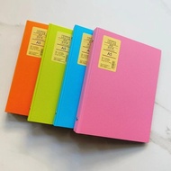 Map Binder Wengu A5 Ring Plastik 20 Buku Note Kampus Hard Cover