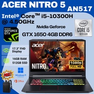 Acer Nitro 5 i5-10300u 10th Gen Gaming Laptop 17.3" FHD | GTX 1650 4GB Graphics | Gaming Notebook | 