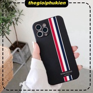 IPhone case - Striped square edge iphone case for iphone 6 to 16promax - E211