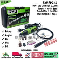 RYU RDG3.2 MINI DIE GRINDER SET TUNER SET GERINDA BOR MINI RDG 3 2 PROMO / MESIN UKIR TEKIRO RYU