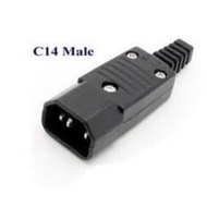 C14 MALE PLUG CONNECTOR 3 PIN For iec UPS APC C13 to C14 10A PLUG Wholesale Most