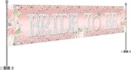 WeBenison Large Bride to Be Banner Bridal Shower Backdrop Banner Wedding Lawn Yard Garden Sign Backd