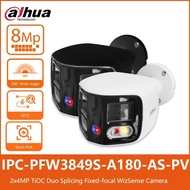Dahua 4K IPC-PFW3849S-A180-AS-PV 2x4MP 180° Wide Angle TiOC Duo Splicing Bullet WizSense Network Sec