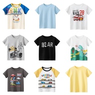 BBKid🦄️Kid 1-8Y Plain Cotton T-shirt Good Quality Graphic Top Shirt CZ001