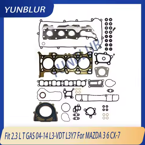 L3-VDT L3Y7 L3YH Engine Parts Cylinder Head Full Gasket Set Fit 2.3 L T GAS 04-14 For MAZDA 3 6 CX-7