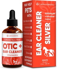 Dog Ear Infection Treatment |   for Cat & Dog Ear Infection, Itching, Wounds |   Silver + Chlorhexid