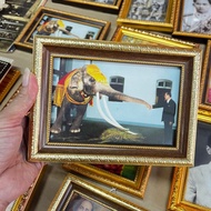 Photo Frame With Picture Of King Rama V.9 Sizes 5x7 Inches There Is A Stand And Hanger. Enhance Feng