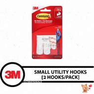 [Bundle Special] 3M Command™ 17002 Utility Hooks (2 Hooks 4 Small Strips)