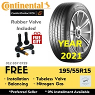 ComfortContact 195/55R15 Continental CC6 (Installation) New Tyre Tire WPT NIPPON Tayar Baru Pasang Kereta Wheel Rim 15