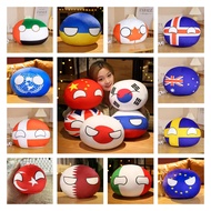 10/30/40cm Country Ball Plush Toys Polandball Pendant Country Balls Countryball Stuffed Doll Childre