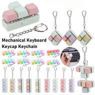 Hot Sale Keyboard Fidget Toy Keyboard Fidget Keychain 4-in-1 Keyboard Decompression Button Stress Re