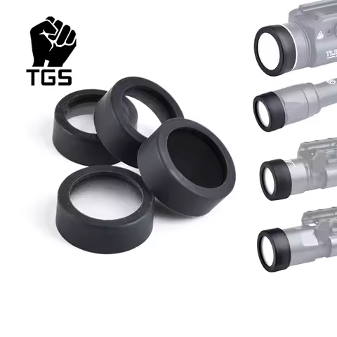 WADSN Tactical M300 M600 X300 X400V Protector Hunting Weapon light LED Flashlight Cover Custom Lens 