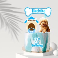 Pudel Doggie Cute Dog Topper Cake Topper Birthday Cake Birthday Cake Decoration/