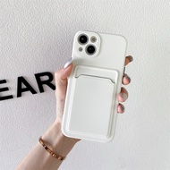 เคสใช้สำหรับเคสซิลิโคนแบบอ่อน กันกระแทกซองใส่บัตร Slot Huawei P30 P40 Pro Nova 7i 8i 9 se Y70 Y61 Y7