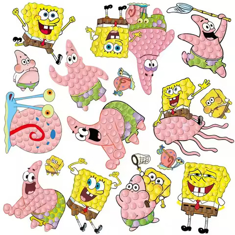 Anime Super Pikachu Diamond Painting Sticker Character Cartoon Diamond Painting DIY Sticker Creative
