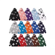 Denim Tears Kapok Hoodie Simple Casual Printed Hooded Sweatshirt Unisex Couple Style Trendy