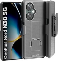 for OnePlus Nord N30 5G Case with Belt Clip Holster, Kickstand Slim Cover Phone Case for Nord N30 5G