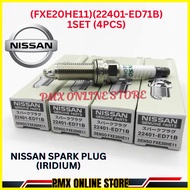 NISSAN X TRAIL T32 2.5 TEANA 2.5 L33 MURANO SPARK PLUG 22401-ED71B (FXE20HE11) (1 SET 4PCS)