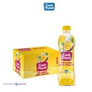 Thanh Natural Mineral Water With Passion Fruit Mineral Water 430ml Barrel 24 Bottles