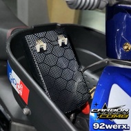 IU Sticker Motorcycle Carbon Honeycomb Design