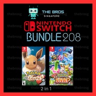 (2 in 1 Bundle) Pokemon Lets Go Eevee + Pokemon Snap Digital Download