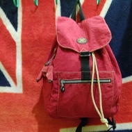 Kipling Backpack with ape keychain