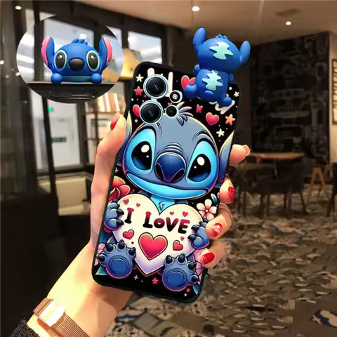 Cartoon Cute Stitch 3D Tpu Case For Honor X8C 400 Magic 7 Lite X9C X7C 200 90 Smart X5B X6A X6B X5 P