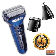 Sonar Rechargeable Hair Trimmer & Shaver [SN-6020] - 3 In 1 Functions With 3 Separate Heads/Long Las