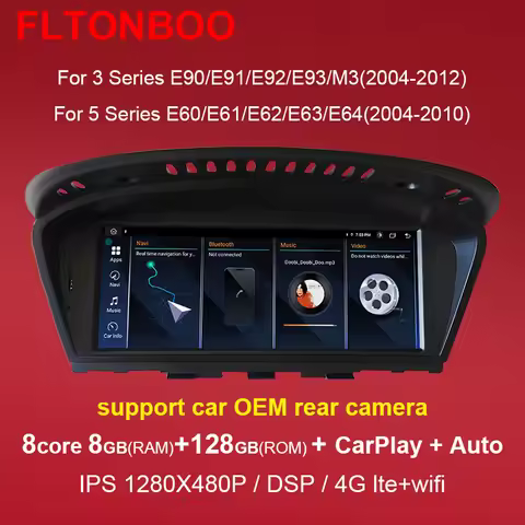 Android Car GPS Navigation radio Multimedia player for BMW 5Series E60 E61 E63 E64 E90 E91 E92 E93