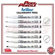 Artline Khat Jawi Drawing Painting Drafting Illustrating Graphic Calligraphy Pen Flat Chisel Nib (1p