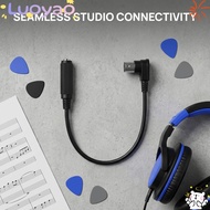 LUOYAO1 Sound Adapter Cable, 30cm/11.8in Plug and Play 6.35mm to MIDI 5 Pin Cable, Universal 90 Degr