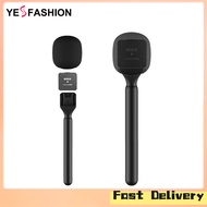 Yesfashion Mic Holder, Stand Replacement Interview Handheld Adaptor Compatible For DJI Mic, Moma, Rode Go, Relacart