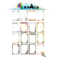 A4 Fancy Card Paper (C) / Kertas Folio Binding Cover 10s /pkt ~CARTOON Series 1