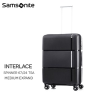 Samsonite INTERLACE HARDCASE Suitcase Very Light MEDIUM SIZE 24inch TSA LOCK EXP