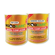 1L Crystal Clear Lacquer Wood-Kare - Non Yellowing Acylic Based Top Coat