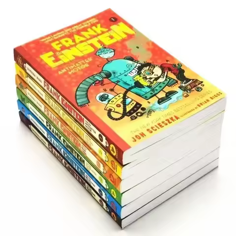 6 Books/set Frank Engstein College Frank Jr. Einstein's Mad World of Science Books for Kids Livres D
