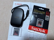 SanDisk Extreme Pro CFexpress Card Type B - 512GB 一套連讀卡器