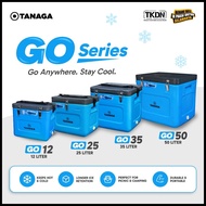 TERMOS TANAGA Cooler Box Go Series 12L 25L 35L 50 Liter Ice Box Thermos Ice Cube Box Fish Meat Drink