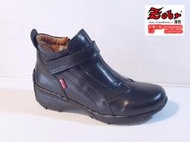 Zobr路豹牛皮厚底氣墊休閒鞋NO:3962A 顏色:黑色 (附贈皮革保養油)